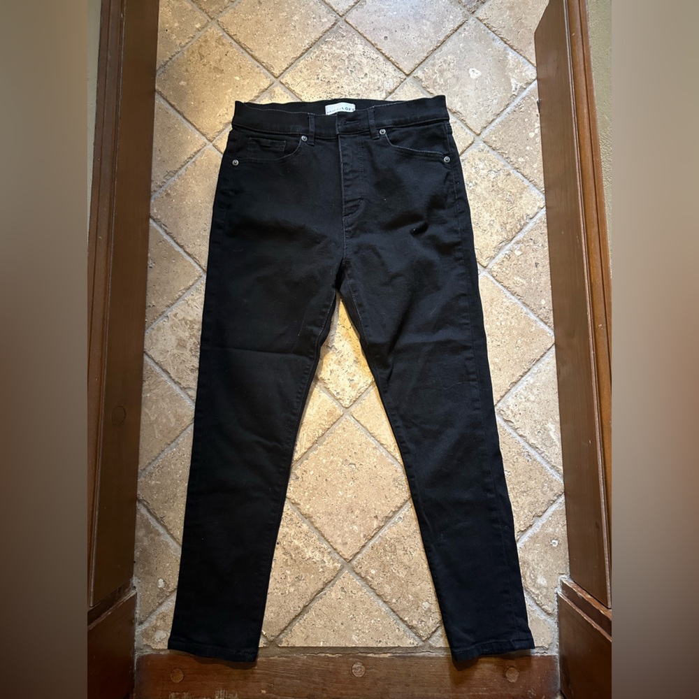 NWOT LOFT "The Skinny" Skinny Black Jeans Sz 28/6